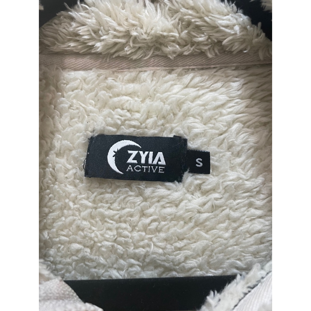 ZYIA Active Fleece Pullover S Teddy 1/4 Zip Preppy Active Outdoors Athletic - Picture 3 of 8